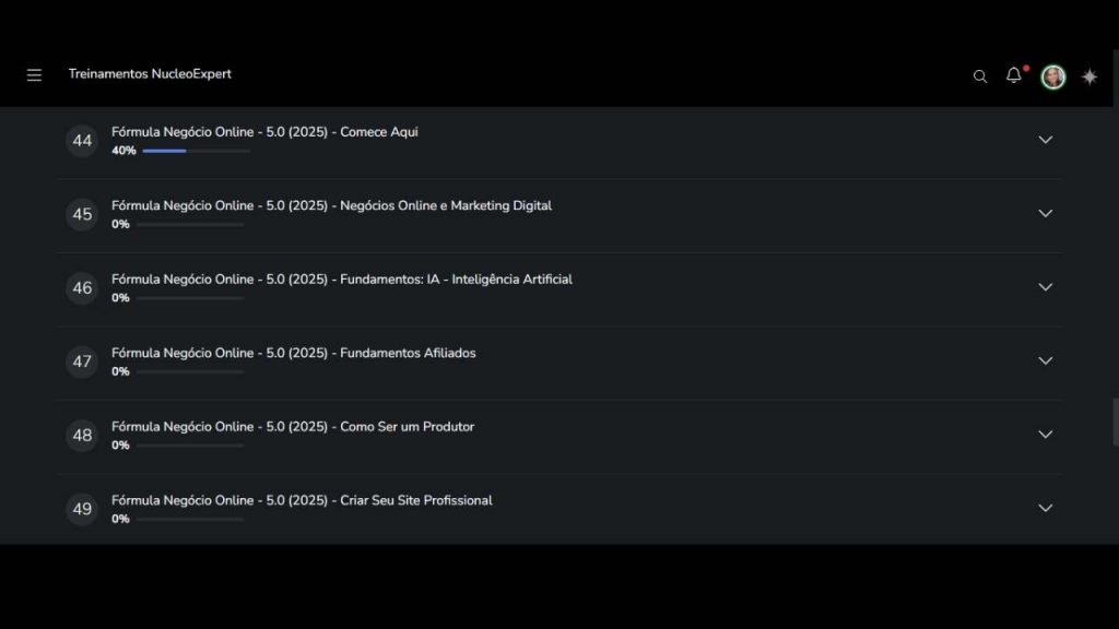 formula negocio online area de membros